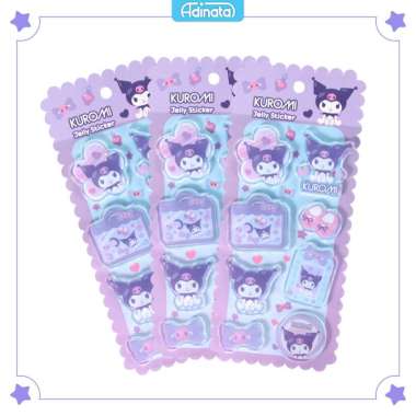 Kuromi Jelly Stickers 2532-6102 - Adinata / Sticker
