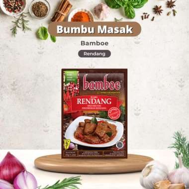 Bamboe Bumbu Masak Instan Asia All Varian - Bumbu Masak Halal Pelengkap BAMBOE Rendang