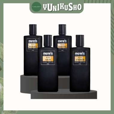 MORRIS Eau De Parfume Black Edition 100 ml Parfum Pria Musky,MORRIS BLACK