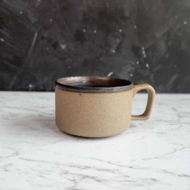 Brewsuniq - Cosmo Gray Mug 200ml / Gelas Mug Cangkir Kopi Teh Pottery brewsuniq