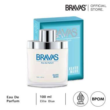 BRAVAS Parfum Unisex ELITE 100 ML Eau De Parfum HALAL Perfume Spray Besar Pria Wanita EDP Ori