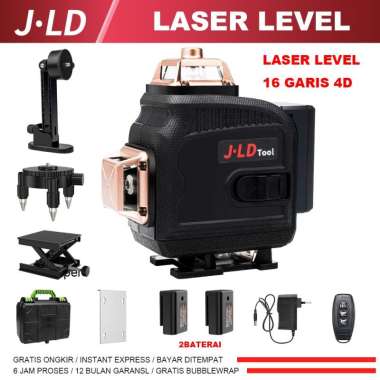 JLD LASER LEVEL 16 Garis 4D Tingkat Self leveling 360 J1046 Terbaik