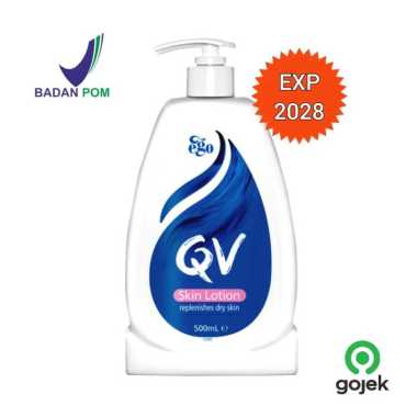 QV Skin Lotion 500mL Pelembab Tubuh dan Wajah Kulit Kering Sensitif Eksim Atopik