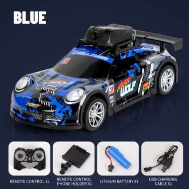 Mainan Anak Remote Control RC FPV Camera Car Biru
