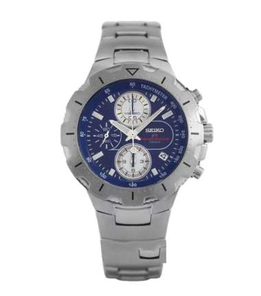 Seiko SND785P1 F1 Honda Racing Team Chronograph Blue Dial Stainless Steel - Jam Tangan Seiko Origina