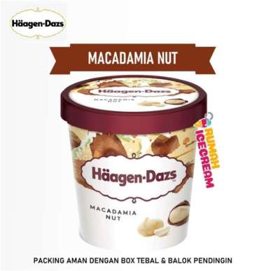 Ice Cream Haagen Dazs Cup 100ml Macadamia Nut