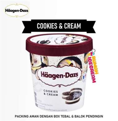 Ice Cream Haagen Dazs Cup 100ml Cookies & Cream