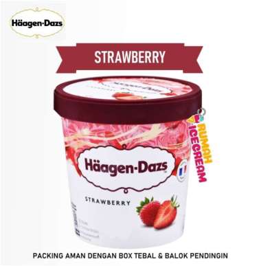 Ice Cream Haagen Dazs Cup 100ml Strawberry