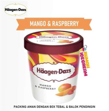 Ice Cream Haagen Dazs Cup 100ml Mango Raspberry