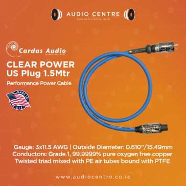 Cardas Audio Clear Power US Plug Power Cable