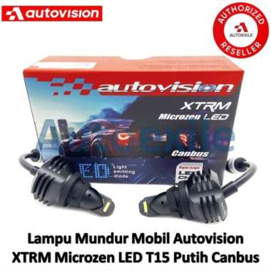 Autovision XTRM LED T15 W15W T16 W16W Canbus Putih Lampu Mundur Mobil