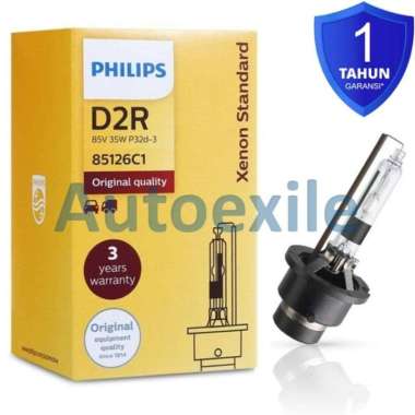 Philips Xenon Standard HID D2R 85V 35W 4200K OEM Garansi - Lampu Mobil