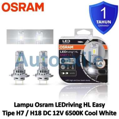Osram LED riving HL Easy H7 / H18 DC 12V White Putih 64210DWESY Lampu