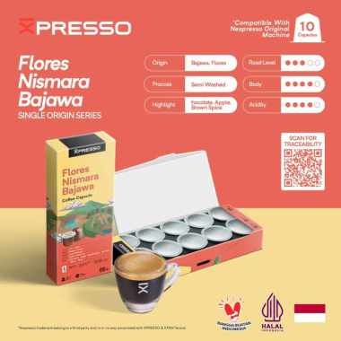 Nespresso Capsule Compatible - Xpresso Coffee Capsule Flores Nismara