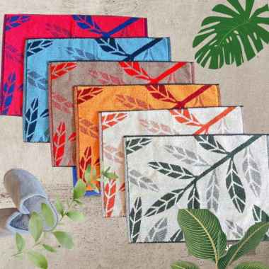 Paket Keset Handuk Motif Premium Ukuran 40x60 cm Tebal 825 Gsm Paket 2 Pcs
