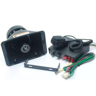 Toa Sirine 100watt + modul ampli Federal CJB100W CJB100 Ambulance Patroli Pemadam 9 suara 12 volt