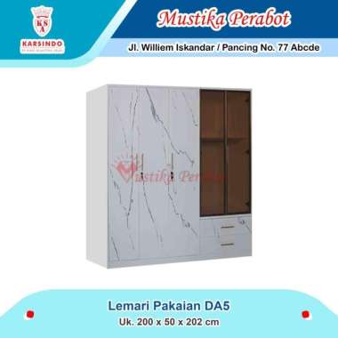 Lemari Pakaian Besi 5 Pintu / Lemari Baju KRS DA5 9 (promo Medan)