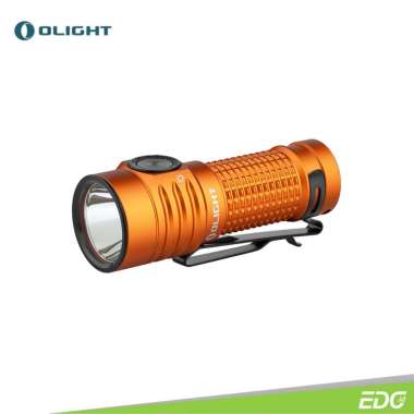 Olight Baton Turbo Orange 1000lm 510m Rechargeable Flashlight Senter Mini LED