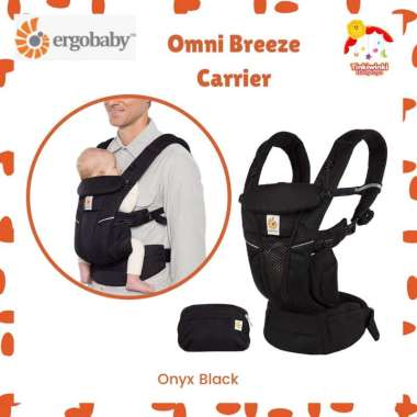 Ergobaby Omni Breeze Baby Carrier Onyx Black