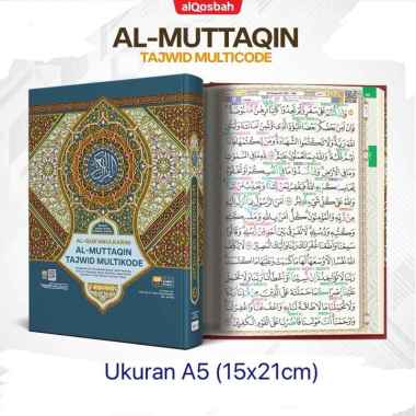 Alquran non terjemah A5 Al Muttaqin Waqaf Ibtida A5 (15×21cm) Biru