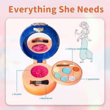 DISNEY Princess Series Makeup With Case Set 6Pcs - Makeup Anak Disney Princess Series - BPOM JASMINE