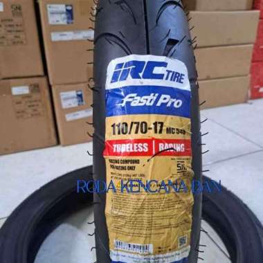 Ban Motor IRC FASTI PRO TL Size 110/70 R17 - Tubeless Ban Depan Yamaha R15, CBR 150R, Suzuki GSX-R15