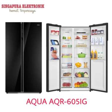 Aqua Kulkas AQR-605IG(GB)