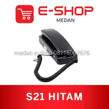 Telepon Kabel Sahitel S21 Pesawat Telpon rumah / kantor S-21 (Hitam)