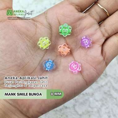 15 GRAM MOTE MANIK BUNGA SMILE 0.8 MM HITAM EMAS