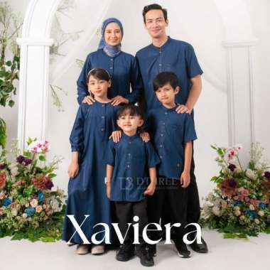 Dthree - Sarimbit Keluarga Xaviera ( Broken White ) Baju couple keluarga / Sarimbit Keluarga Muslim 