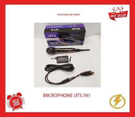 MICROPHONE WIRELESS DAN KABEL - UTS 781