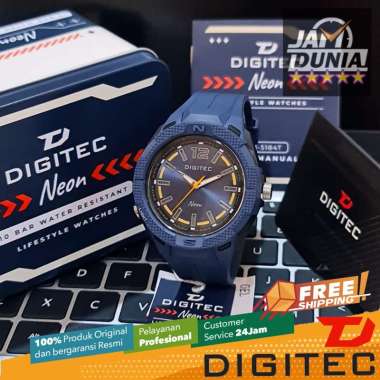JAM TANGAN DIGITEC NEON ORIGINAL - JAM DIGITEC DN 5184T BL DIGITEC DN5184 JAM DIGITEC 5184 JAM TANGA