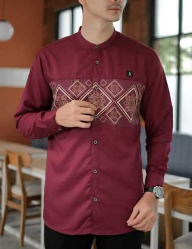 Kiukiu Baju Koko Tangan Panjang - baju koko modern - Koko Muslim Tangan Panjang Premium - Kurta Faww