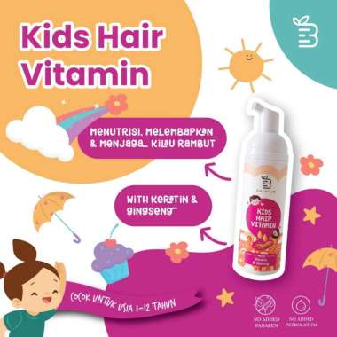 [BPOM] BESERUM Kids Hair Vitamin 50ml - Serum Rambut Anak Anti Kusut