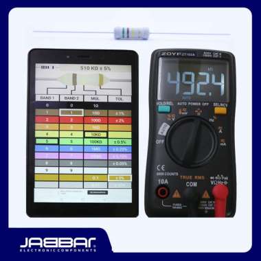 RESISTOR 510K OHM 1W 5% DIP - ABU-ABU - 10PCS