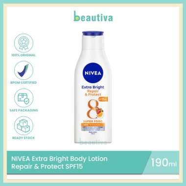 NIVEA Extra Bright Body Lotion Repair & Protect SPF15 190ml