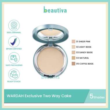 Wardah Exclusive Two Way Cake 04 Natural,Refill