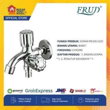 FRUD IR2306 Kran Double Dari Dinding Keran Cabang Besi Babet