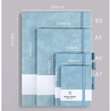 Notebook Mini A6 Buku Catatan Kecil Note Book Aesthetic A 6 Portable Tulis Estetik Agenda Tali Diary