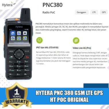 HYTERA Pnc 380 Pro Wifi 4G LTE Gps HT POC Hytera Pnc380 Pnc-380 Pro Ht Gsm Hytera Original Unit only