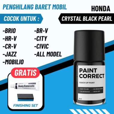 CAT OLES PENGHILANG BARET MOBIL HONDA CRYSTAL BLACK PEARL HITAM