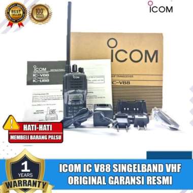 ICOM Ic-V88 v88 v 88 VhfTransceiver 136-174MHz Original Garansi Resmi