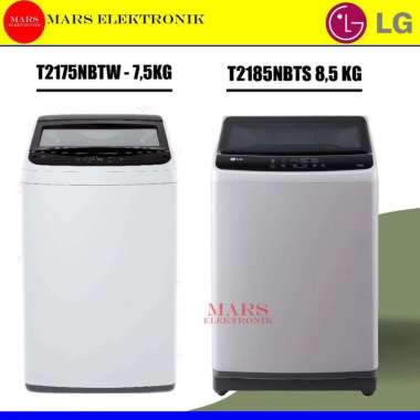 MESIN CUCI LG T2175NBTW - 7,5KG / T2185NBTS 8,5 KG - QUICK WASH TINTED GLASS DOOR GARANSI RESMI T218