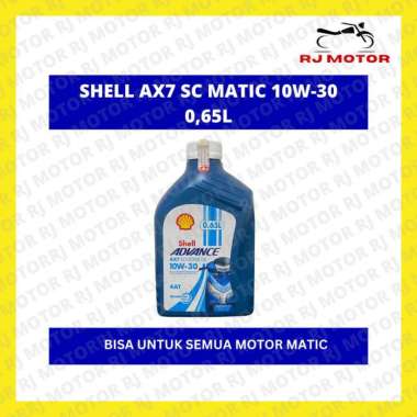 OLI SHELL AX7 MATIC 10W-30 0,65LITER ASLI SHELL