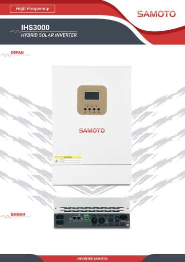 SAMOTO IHS3000 - HYBRID SOLAR INVERTER 3000VA