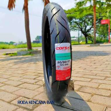 Ban Motor CORSA TERMINAT 012 size 80/90 R17 - Tube Type Ban Belakang SUPRA X 125, REVO, BLADE 125, J