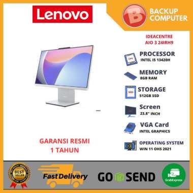 LENOVO IDEACENTRE AIO 3 24IRH9 60ID/61ID INTEL i5-13420H 8GB RAM CLOUD GREY