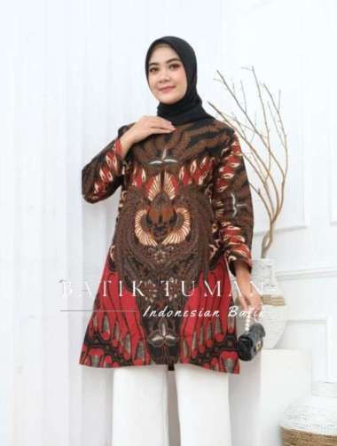 AMEENA TUNIK BATIK WANITA Atasan Tunik Batik Bahan Katun Halus