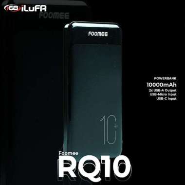Foomee RQ10 Powerbank Power Bank 10000mAh Dual USB Quick Charge