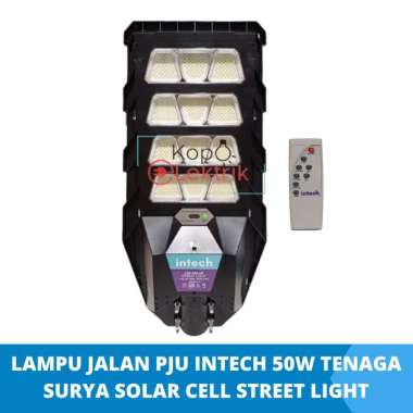 Lampu Jalan PJU INTECH 50 Watt Tenaga Surya Solar Cell 50W ITSL303
